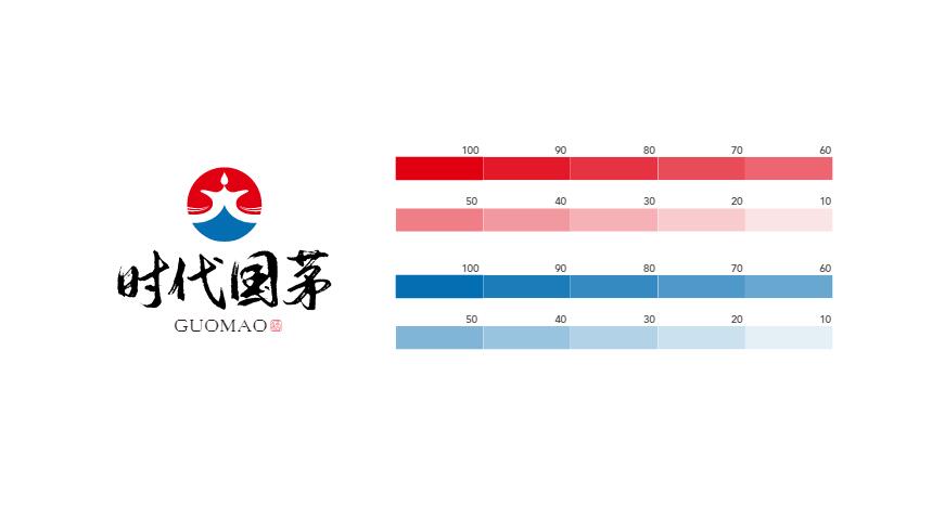 时代国茅酒logo设计